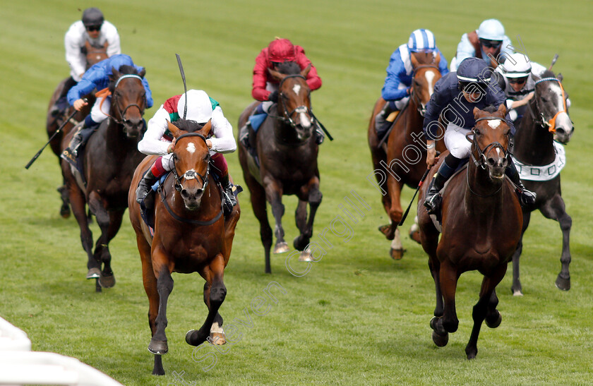 Without-Parole-0004 
 WITHOUT PAROLE (left, Frankie Dettori) beats GUSTAV KLIMT (right) in The St James's Palace Stakes
Royal Ascot 19 Jun 2018 - Pic Steven Cargill / Racingfotos.com