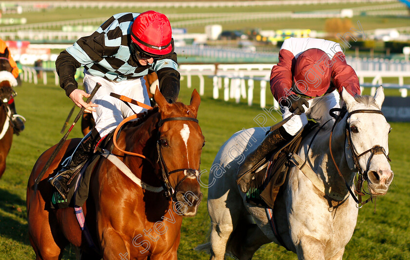 Nietzsche-0006 
 NIETZSCHE (left, Danny McMenamin) beats SILVER STREAK (right) in The Unibet Greatwood Handicap Hurdle
Cheltenham 18 Nov 2018 - Pic Steven Cargill / Racingfotos.com