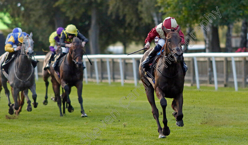 Bint-Al-Daar-0005 
 BINT AL DAAR (Daniel Muscutt) wins The Every Race Live On Racing TV Handicap
Newmarket 4 Aug 2023 - Pic Steven Cargill / Racingfotos.com