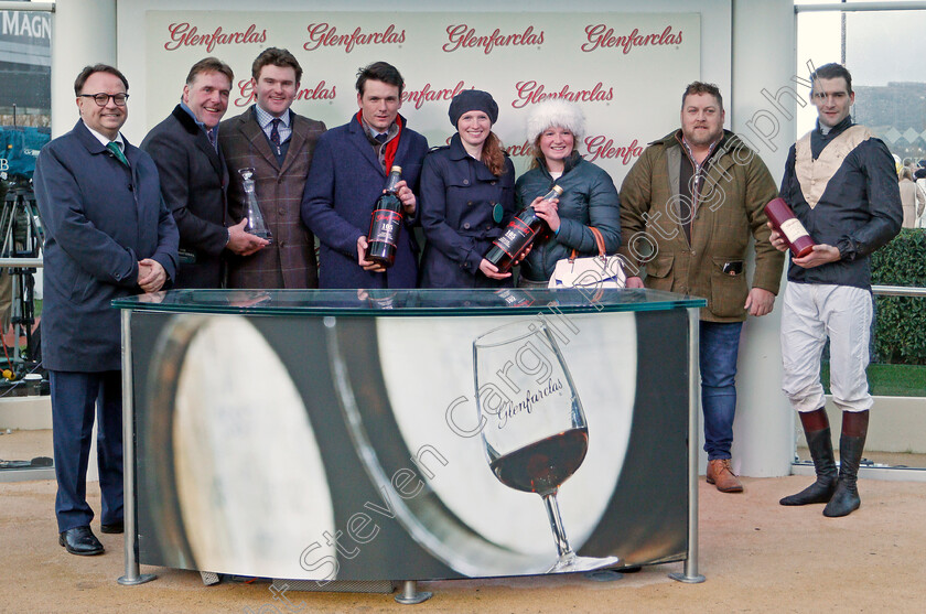 Easysland-0012 
 Presentation to David Cottin (centre), Jonathan Plouganou and owners for The Glenfarclas Cross Country Handicap Chase won by EASYSLAND 
Cheltenham 13 Dec 2019 - Pic Steven Cargill / Racingfotos.com