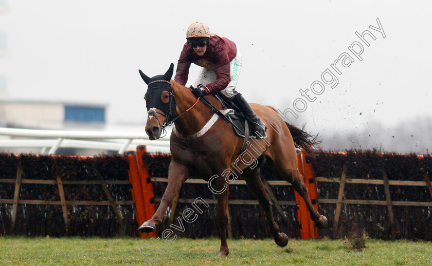 Whatswrongwithyou-0005 
 WHATSWRONGWITHYOU (Nico de Boinville) wins The Read Paul Nicholls Exclusively At Betfair Novices Hurdle Newbury 10 Feb 2018 - Pic Steven Cargill / Racingfotos.com