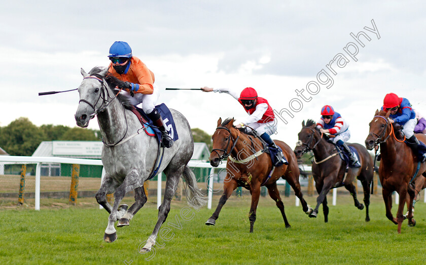 Hi-Ho-Silver-0003 
 HI HO SILVER (Pam Du Crocq) wins The Download The At The Races App Handicap
Yarmouth 28 Jul 2020 - Pic Steven Cargill / Racingfotos.com