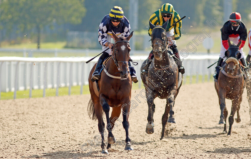 Come-On-Bear-0003 
 COME ON BEAR (Jack Mitchell) wins The Download The At The Races App Classified Stakes Div1
Wolverhampton 11 Aug 2020 - Pic Steven Cargill / Racingfotos.com