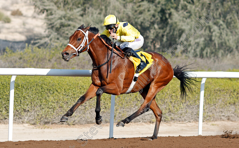 Just-A-Penny-0006 
 JUST A PENNY (Pat Dobbs) wins The Emirates Airline Handicap Jebel Ali, Dubai 9 Feb 2018 - Pic Steven Cargill / Racingfotos.com