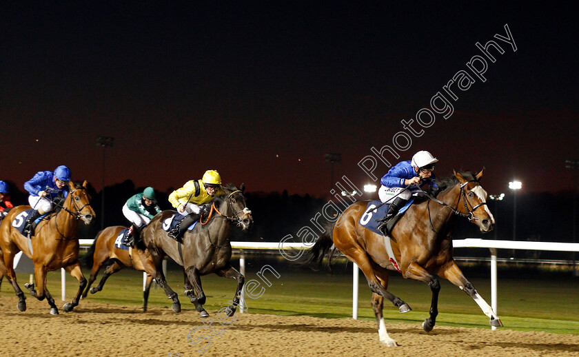 Endless-Echoes-0004 
 ENDLESS ECHOES (Luke Morris) beats RIDESON (yellow) in The Ladbrokes Home Of The Odds Boost Fillies Novice Stakes
Wolverhampton 20 Jan 2020 - Pic Steven Cargill / Racingfotos.com