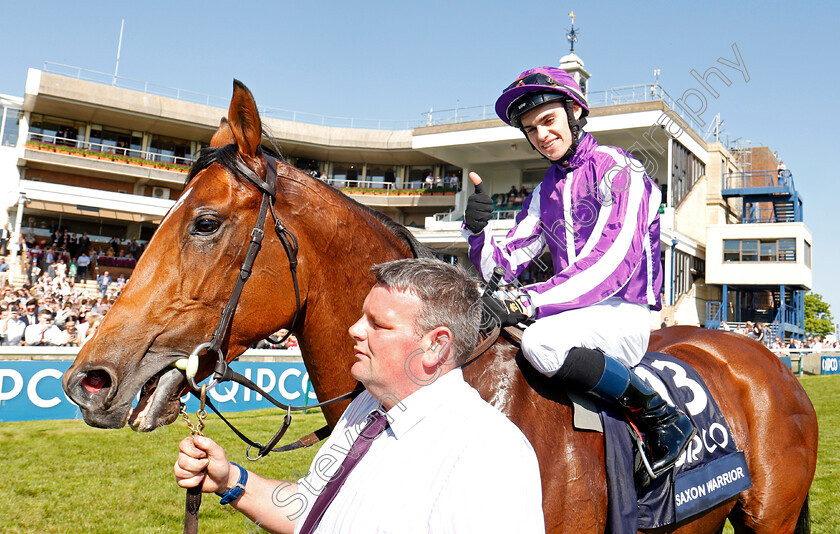 Saxon-Warrior-0017 
 SAXON WARRIOR (Donnacha O'Brien) after The Qipco 2000 Guineas Newmarket 5 May 2018 - Pic Steven Cargill / Racingfotos.com