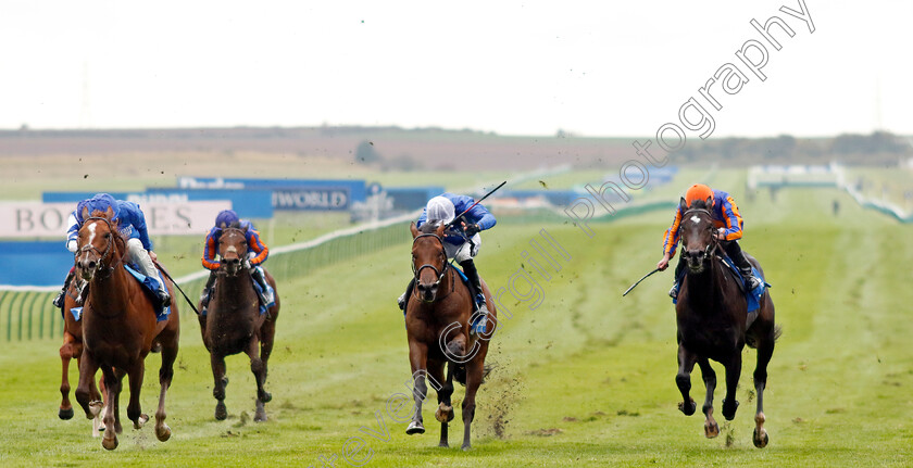 Shadow-Of-Light-0006 
 SHADOW OF LIGHT (left, William Buick) beats EXPANDED (right) and ANCIENT TRUTH (centre) in The Darley Dewhurst Stakes
Newmarket 12 Oct 2024 - Pic Steven Cargill / Racingfotos.com