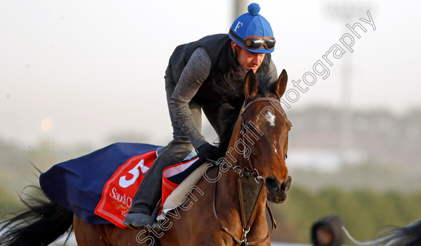 Big-Call-0001 
 BIG CALL training for The Red Sea Turf Handicap
King Abdulaziz Racecourse, Kingdom of Saudi Arabia, 22 Feb 2023 - Pic Steven Cargill / Racingfotos.com