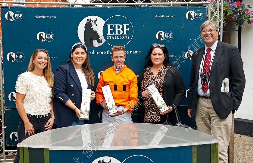 Dora-Penny-0007 
 Presentation to David Probert and Eddie Fremantle for The European Bloodstock News British EBF Fillies Nursery won by DORA PENNY
Newmarket 31 Jul 2021 - Pic Steven Cargill / Racingfotos.com