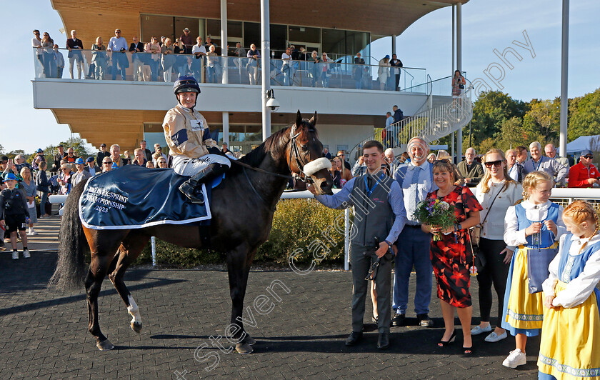 Washington-Heights-0011 
 WASHINGTON HEIGHTS (Hollie Doyle) winner of The Bro Park Sprint Championship
Bro Park, Sweden 17 Sep 2023 - Pic Steven Cargill / Racingfotos.com