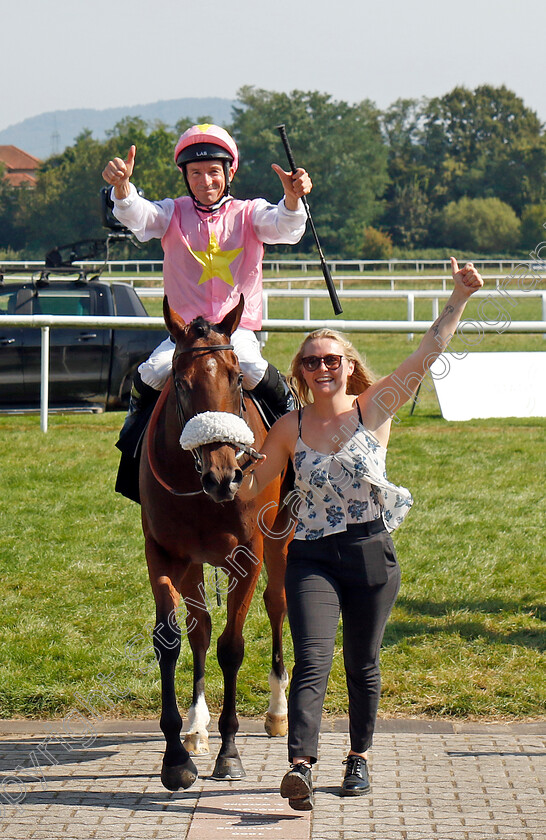 Topanga-0017 
 TOPANGA (Adrie de Vries) winner of The Wackenhut Fillies Cup (Listed Race)
Baden-Baden 31 Aug 2024 - Pic Steven Cargill / Racingfotos.com