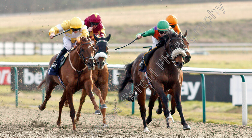 Royal-Birth-0002 
 ROYAL BIRTH (right, Oisin Murphy) beats CORINTHIA KNIGHT (left) in The Betway Casino Handicap
Lingfield 2 Mar 2019 - Pic Steven Cargill / Racingfotos.com