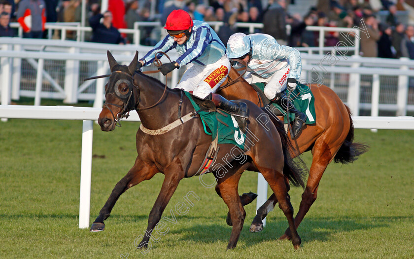 Smaoineamh-Alainn-0002 
 SMAOINEAMH ALAINN (James Best) wins The Catesby Handicap Hurdle Cheltenham 15 Dec 2017 - Pic Steven Cargill / Racingfotos.com