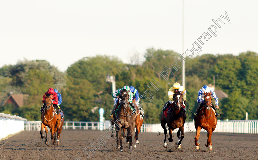 Seraphinite-0002 
 SERAPHINITE (centre, Nicola Currie) beats BRAZEN SAFA (2nd right) and RUBIA BELLA (right) in The 32Red.com British Stallion Studs EBF Fillies Novice Stakes
Kempton 22 May 2019 - Pic Steven Cargill / Racingfotos.com