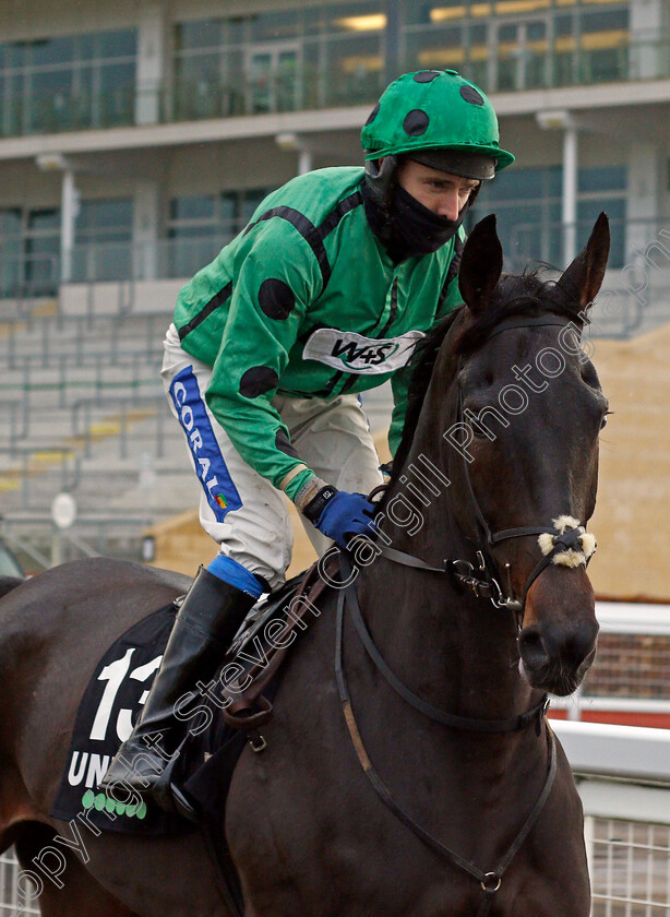 Thinking-0002 
 THINKING (Tom Scudamore)
Cheltenham 15 Nov 2020 - Pic Steven Cargill / Racingfotos.com