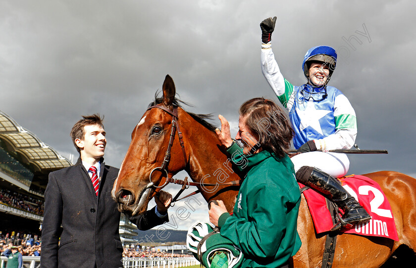 Coo-Star-Sivola-0008 
 COO STAR SIVOLA (Lizzie Kelly) after The Ultima Handicap Chase Cheltenham 13 Mar 2018 - Pic Steven Cargill / Racingfotos.com