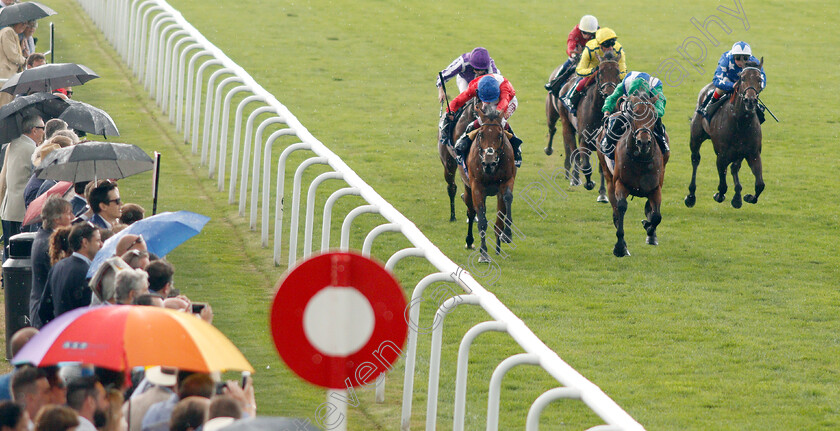 Veracious-0004 
 VERACIOUS (left, Oisin Murphy) beats ONE MASTER (2nd right) in The Tattersalls Falmouth Stakes
Newmarket 12 Jul 2019 - Pic Steven Cargill / Racingfotos.com