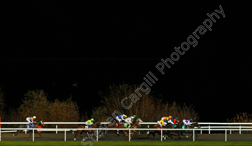 Marsabit-0001 
 MARSABIT (12, Richard Kingscote) in midfield down the back straight on his way to winning The Try Our New Super Boosts At Unibet Nursery
Kempton 25 Nov 2020 - Pic Steven Cargill / Racingfotos.com