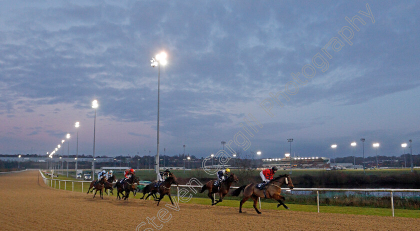 Wolverhampton-0002 
 Racing around the far turn during The Bombardier Handicap Div1 won by HECTOR'S HERO (not shown)
Wolverhampton 5 Dec 2020 - Pic Steven Cargill / Racingfotos.com