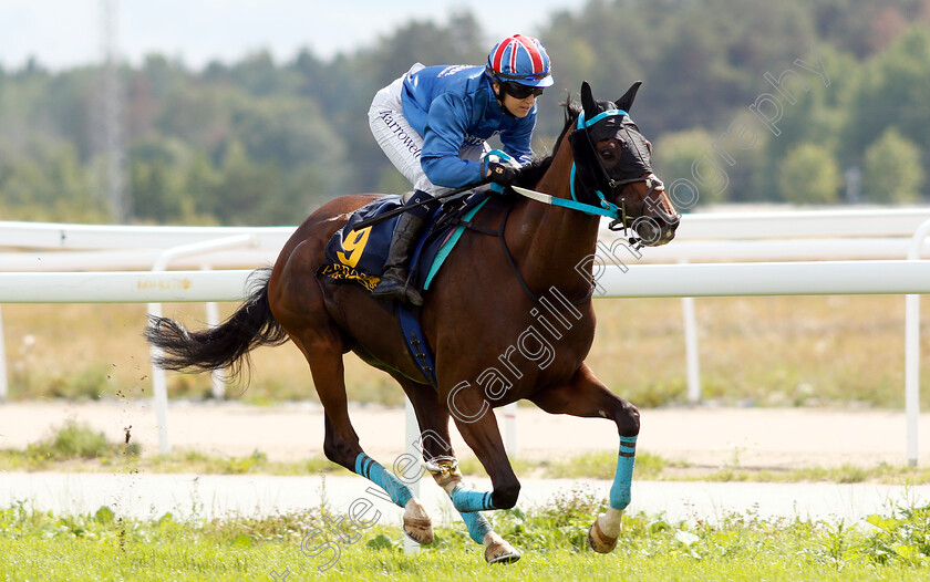 Thewaytoyou-0002 
 ELLA FITZ (Georgia Cox) wins The Lady Jockeys Thoroughbred World Championship Round 3
Bro Park Sweden 5 Aug 2018 - Pic Steven Cargill / Racingfotos.com