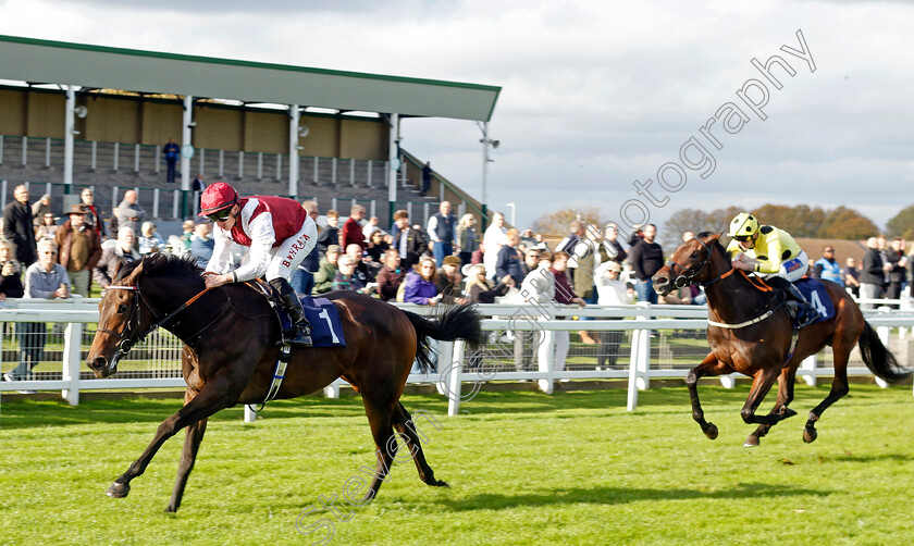 Alobayyah-0002 
 ALOBAYYAH (Tom Marquand) wins The British Stallion Studs EBF Fillies Novice Stakes
Yarmouth 22 Oct 2024 - Pic Steven Cargill / Racingfotos.com