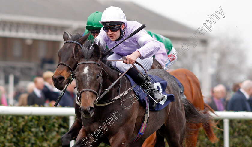 Izzer-0006 
 IZZER (Charles Bishop) wins The Unibet Brocklesby Stakes Doncaster 24 Mar 2018 - Pic Steven Cargill / Racingfotos.com