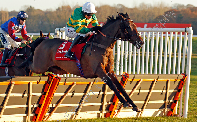 Unowhatimeanharry-0003 
 UNOWHATIMEANHARRY (Barry Geraghty)
Newbury 29 Nov 2019 - Pic Steven Cargill / Racingfotos.com