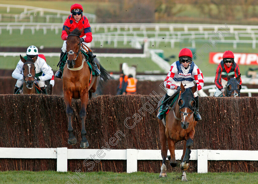 Robinsfirth-0001 
 ROBINSFIRTH (left, Robbie Power) beats SOUTHFIELD THEATRE (right) in The Unicoin Group Handicap Chase Cheltenham 15 Dec 2017 - Pic Steven Cargill / Racingfotos.com