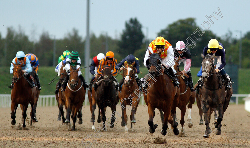 Storm-Shelter-0005 
 STORM SHELTER (2nd right, Jack Mitchell) beats GHOST QUEEN (right) in The Bet toteexacta At totesport.com Nursery
Chelmsford 6 Sep 2018 - Pic Steven Cargill / Racingfotos.com