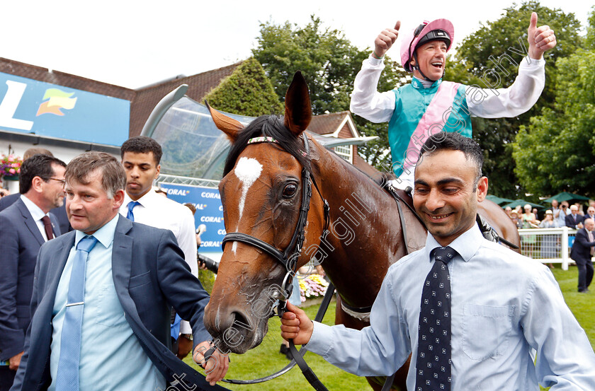 Enable-0023 
 ENABLE (Frankie Dettori) after The Coral Eclipse Stakes
Sandown 6 Jul 2019 - Pic Steven Cargill / Racingfotos.com