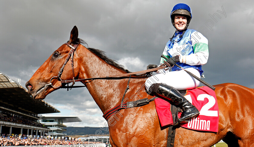 Coo-Star-Sivola-0005 
 COO STAR SIVOLA (Lizzie Kelly) after The Ultima Handicap Chase Cheltenham 13 Mar 2018 - Pic Steven Cargill / Racingfotos.com