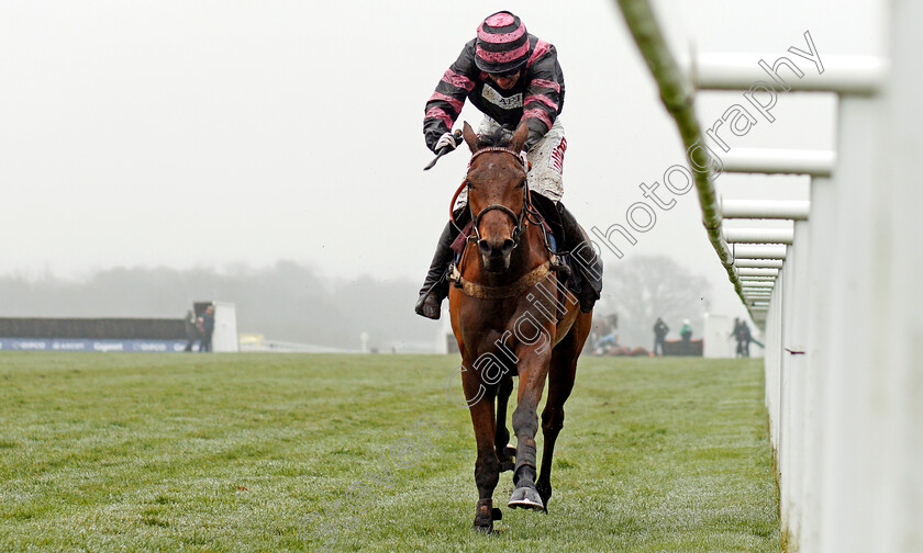 Nayati-0003 
 NAYATI (Wayne Hutchinson) wins The Horse Comes First Juvenile Hurdle Ascot 20 Jan 2018 - Pic Steven Cargill / Racingfotos.com