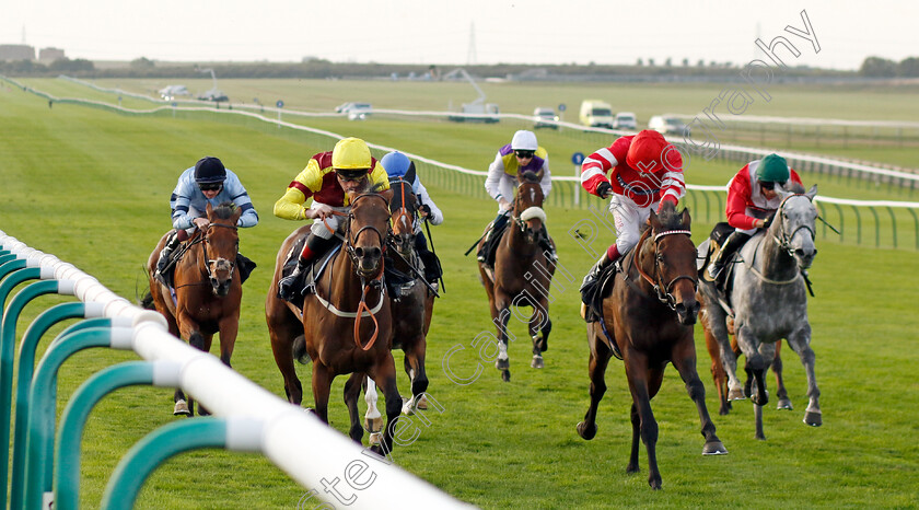 Coco-Jamboo-0004 
 COCO JAMBOO (left, David Egan) beats ZOUZANNA (right) in The Virgin Bet Daily Extra Places Fillies Handicap
Newmarket 7 Oct 2023 - Pic Steven Cargill / Racingfotos.com