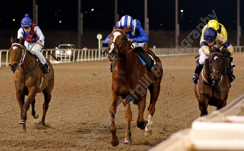 Khuzaam-0004 
 KHUZAAM (Jack Mitchell) wins The chelmsfordcityracecourse.com Conditions Stakes
Chelmsford 4 Mar 2021 - Pic Steven Cargill / Racingfotos.com