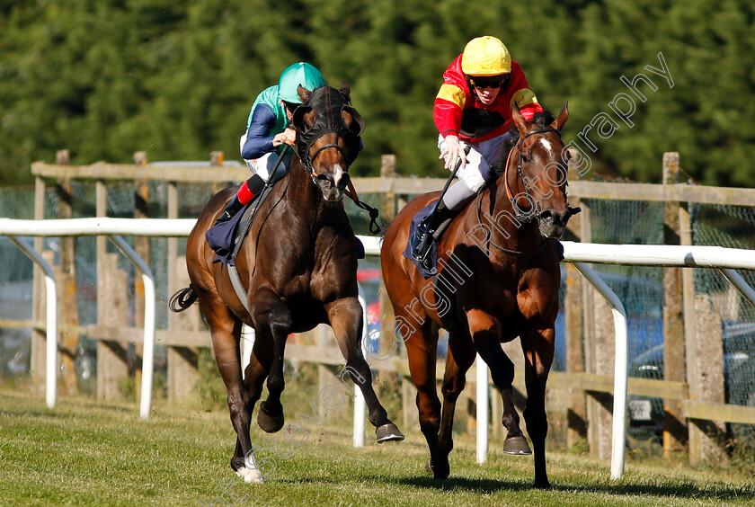 Jack-Taylor-0004 
 JACK TAYLOR (left, Shane Kelly) beats JEOPARDY JOHN (right) in The mintbet.com The Home Of Refreshing Odds Handicap
Brighton 3 Jul 2018 - Pic Steven Cargill / Racingfotos.com