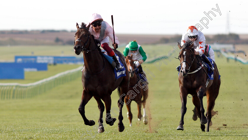 Too-Darn-Hot-0008 
 TOO DARN HOT (Frankie Dettori) wins The Darley Dewhurst Stakes
Newmarket 13 Oct 2018 - Pic Steven Cargill / Racingfotos.com