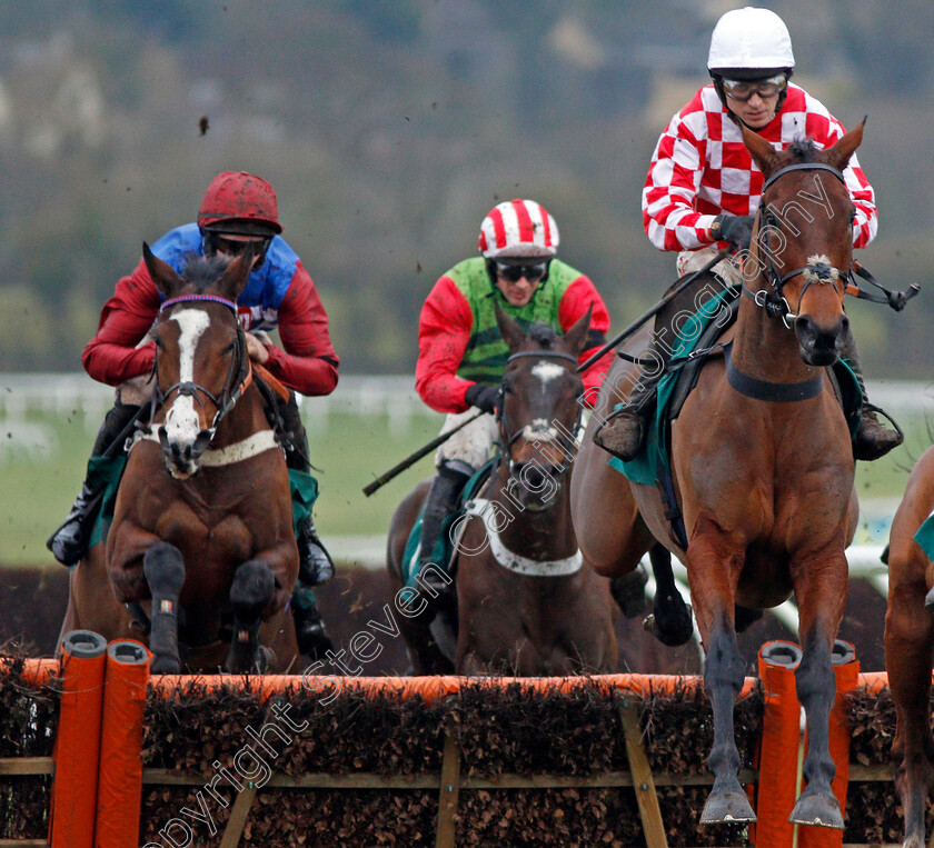 Clondaw-Castle-0001 
 CLONDAW CASTLE (Paddy Brennan) Cheltenham 27 Jan 2018 - Pic Steven Cargill / Racingfotos.com