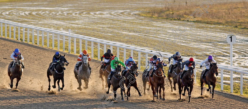 Passional-0002 
 PASSIONAL (green, Luke Catton) wins The tote Placepot Your First Bet Apprentice Handicap
Chelmsford 18 Feb 2021 - Pic Steven Cargill / Racingfotos.com