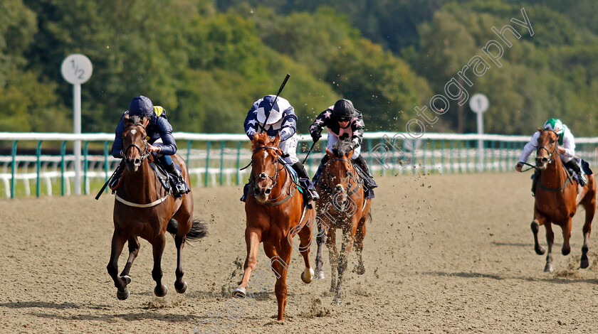 Miami-Joy-0001 
 MIAMI JOY (centre, Sean Levey) beats DESERT VISION (left) in The Betway British Stallion Studs EBF Novice Auction Stakes
Lingfield 4 Aug 2020 - Pic Steven Cargill / Racingfotos.com