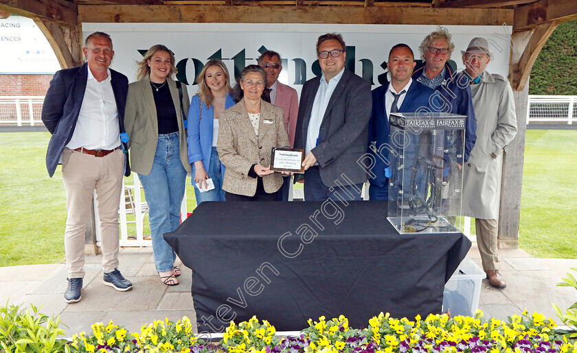 Mereside-Diva-0018 
 Presentation for The Bet At racingtv.com Handicap
Nottingham 30 May 2023 - Pic Steven Cargill / Racingfotos.com