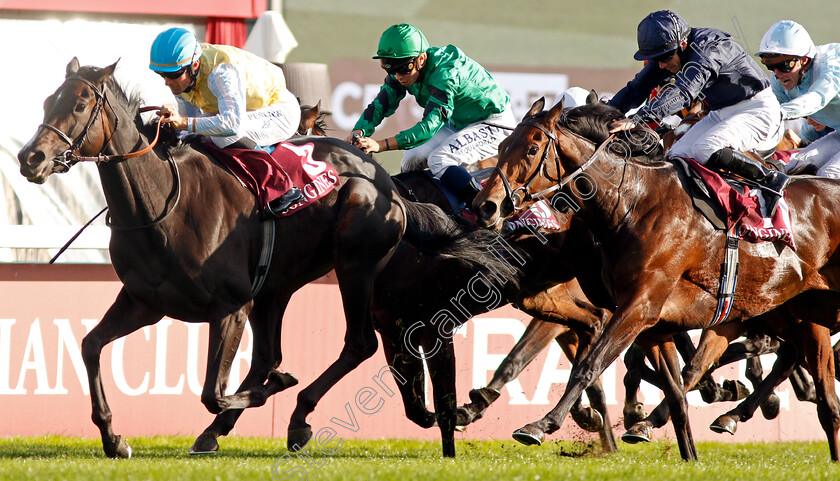 Villa-Marina-0003 
 VILLA MARINA (Olivier Peslier) beats FLEETING (right) in The Prix de l'Opera
Longchamp 6 Oct 2019 - Pic Steven Cargill / Racingfotos.com