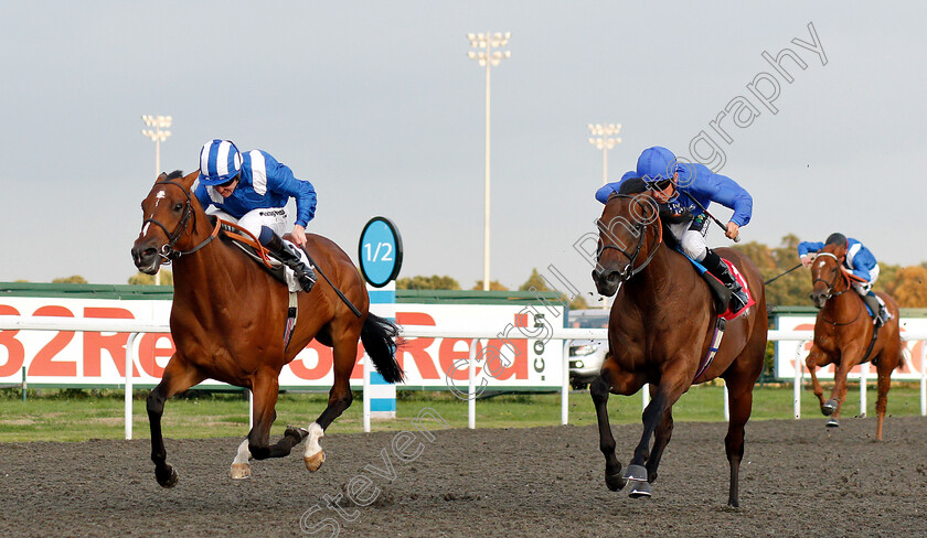 Maaward-0001 
 MAAWARD (Jim Crowley) beats DAYKING (right) in The 32Red Casino Novice Stakes
Kempton 29 Aug 2018 - Pic Steven Cargill / Racingfotos.com