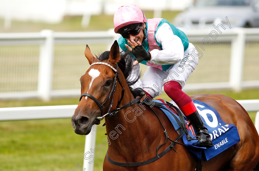 Enable-0015 
 ENABLE (Frankie Dettori) wins The Coral Eclipse Stakes
Sandown 6 Jul 2019 - Pic Steven Cargill / Racingfotos.com