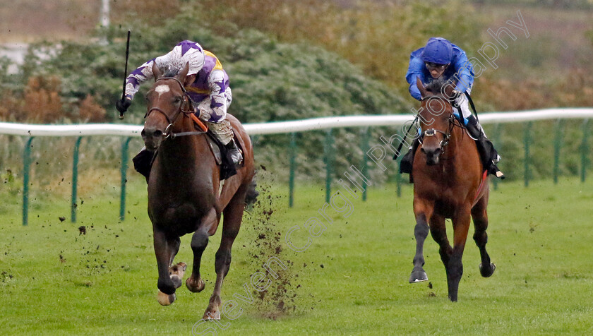 Going-The-Distance-0003 
 GOING THE DISTANCE (Rossa Ryan) wins The British EBF Future Stayers Oath Novice Stakes
Nottingham 11 Oct 2023 - Pic Steven Cargill / Racingfotos.com