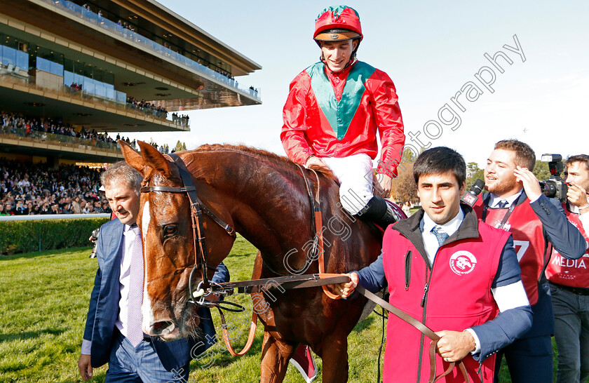 Waldgeist-0016 
 WALDGEIST (P C Boudot) after The Qatar Prix de l'arc de Triomphe
Longchamp 6 Oct 2019 - Pic Steven Cargill / Racingfotos.com