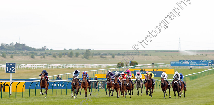 Cachet-0004 
 CACHET (James Doyle) beats PROSPEROUS VOYAGE (right) in The Qipco 1000 Guineas
Newmarket 1 May 2022 - Pic Steven Cargill / Racingfotos.com