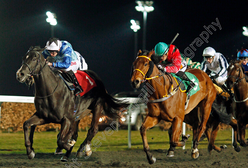 Sparkalot-0002 
 SPARKALOT (left, Luke Morris) beats DARK SIDE DREAM (right) in The Matchbook Betting Podcast Handicap Kempton 21 Mar 2018 - Pic Steven Cargill / Racingfotos.com