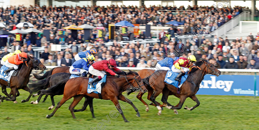 Hyperchromatic-0002 
 HYPERCHROMATIC (Marco Ghiani) beats ATTACK (centre) in The Godolphin Flying Start Nursery
Newmarket 12 Oct 2024 - Pic Steven Cargill / Racingfotos.com