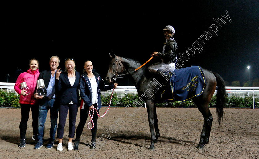 Snake-Lake-0010 
 SNAKE LAKE (Valmir De Azeredo) after The Breeders Trophy Classic
Bro Park, Sweden 21 Sep 2018 - Pic Steven Cargill / Racingfotos.com