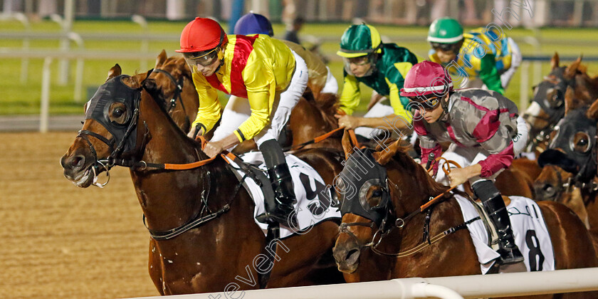 Bendoog-and-Secret-Victory-0001 
 BENDOOG (left, Ryan Moore) with SECRET VICTORY (right, Ray Dawson)
Meydan 3 Feb 2023 - Pic Steven Cargill / Racingfotos.com